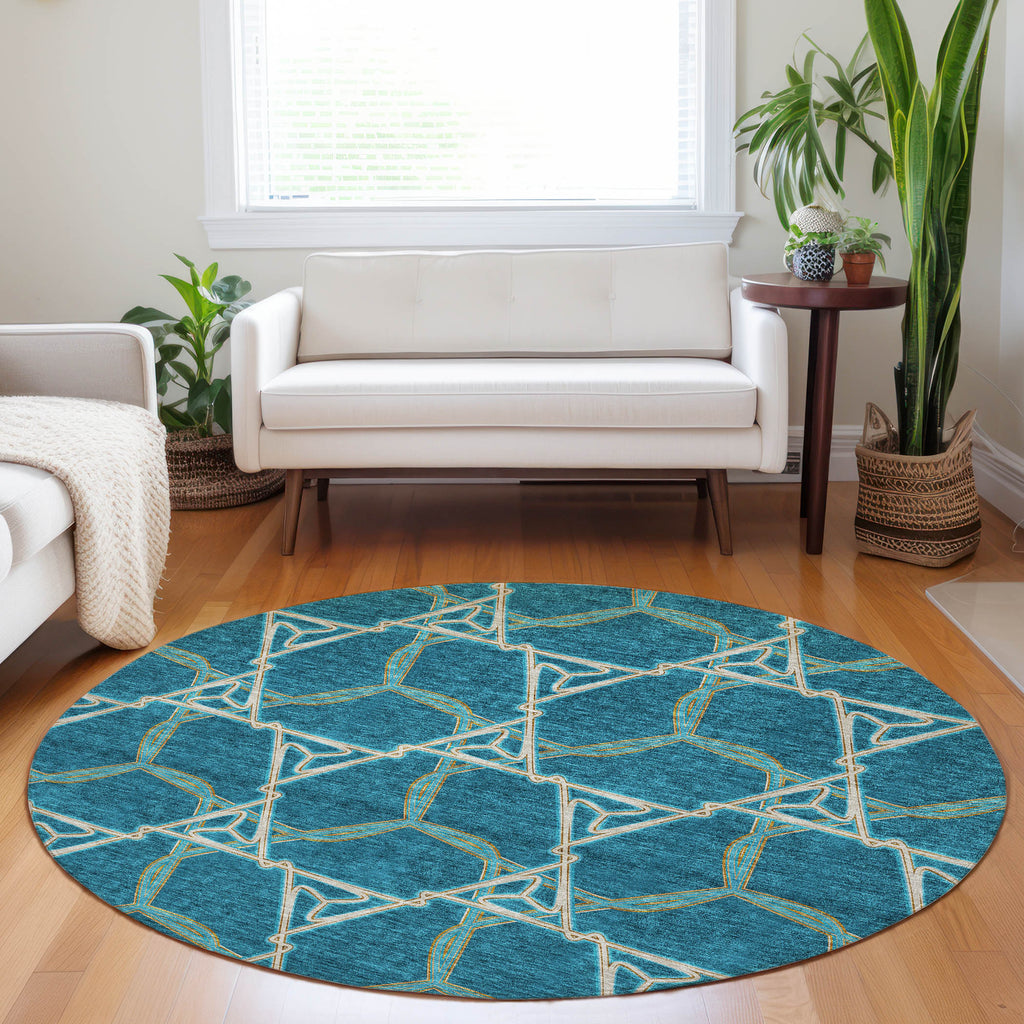 addison chantille acn959 teal rug