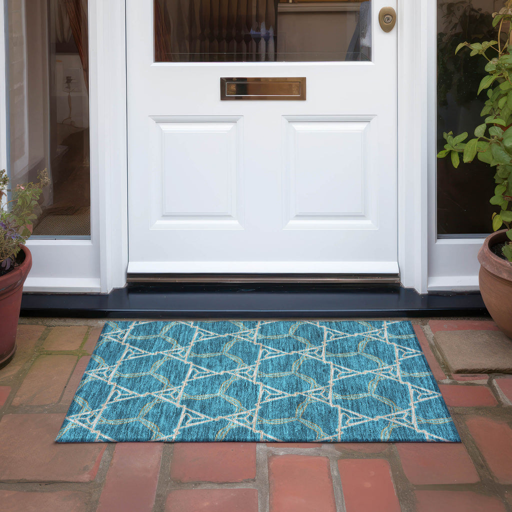 addison chantille acn959 teal rug