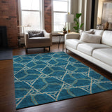 addison chantille acn959 teal rug