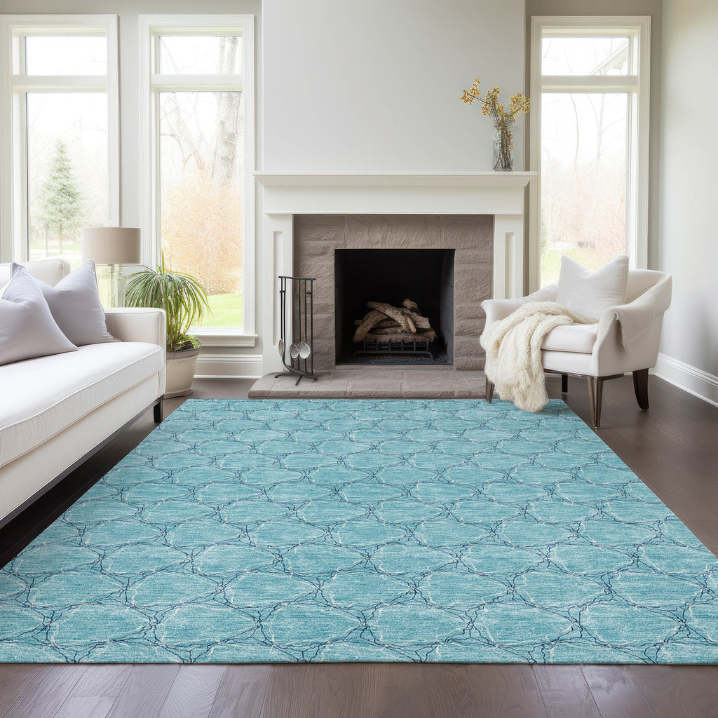 addison chantille acn960 teal rug