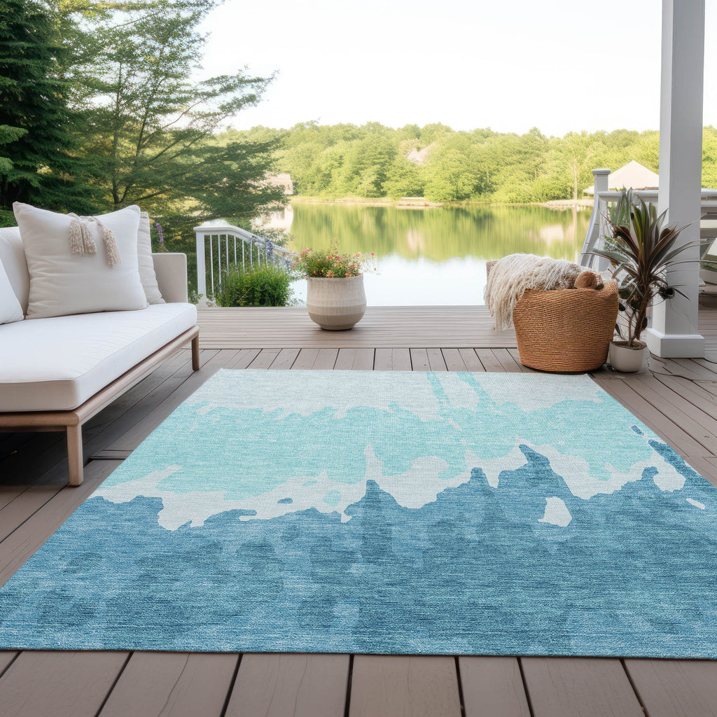 addison chantille acn961 teal rug