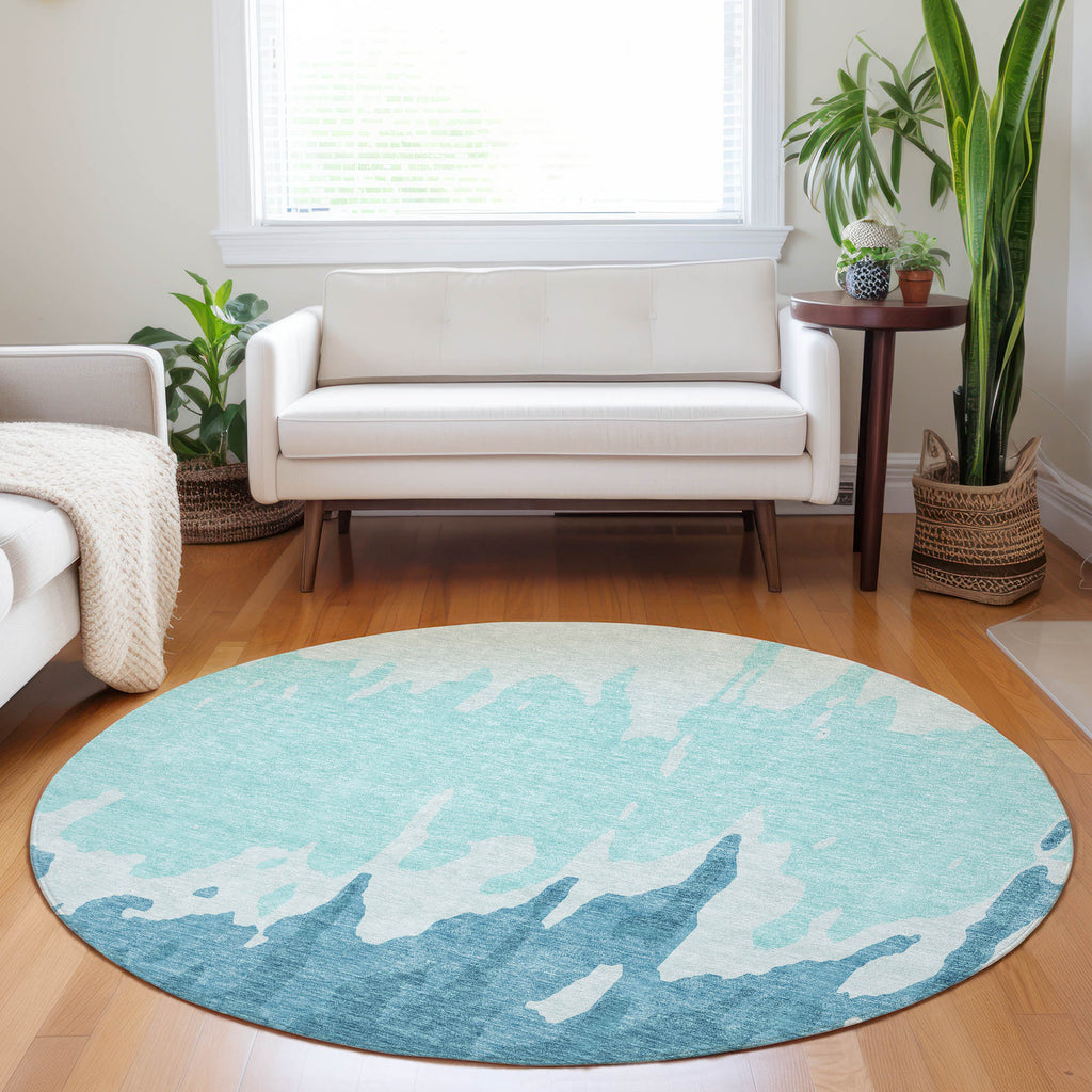 addison chantille acn961 teal rug