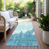 addison chantille acn961 teal rug