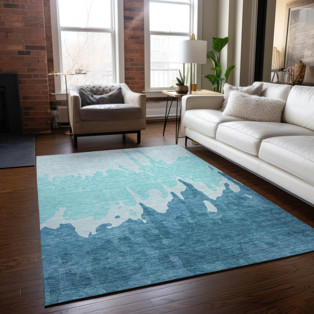 addison chantille acn961 teal rug