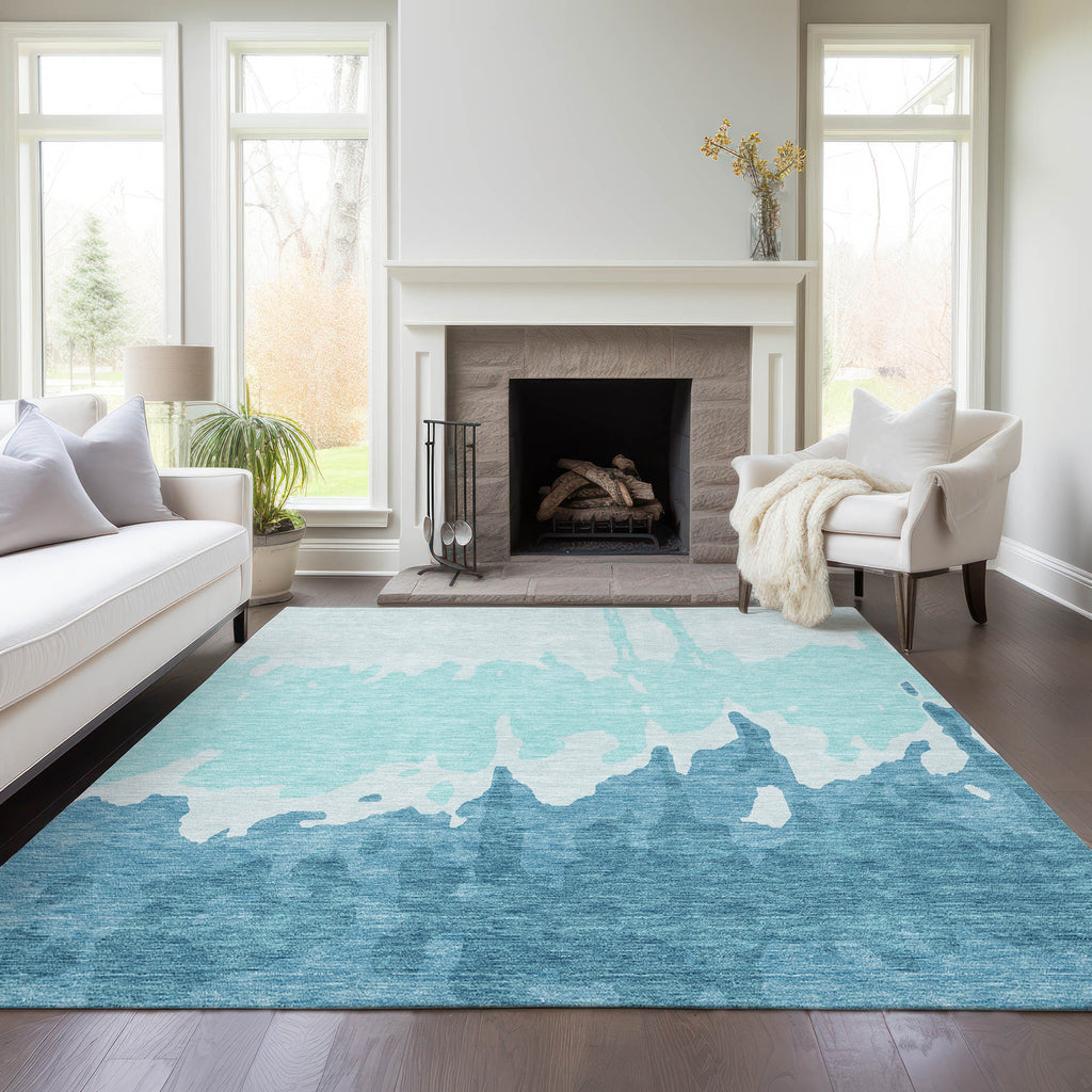 addison chantille acn961 teal rug