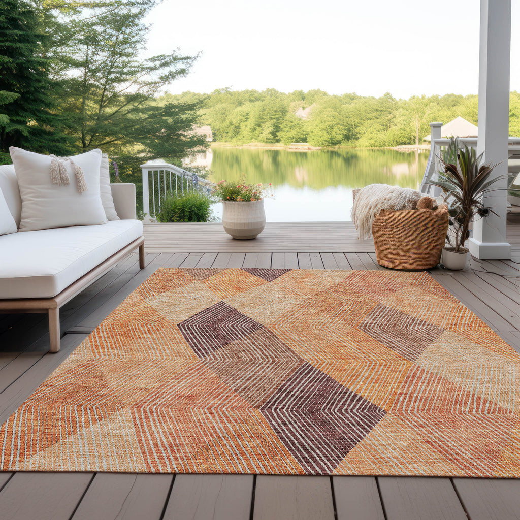 addison chantille acn962 orange rug