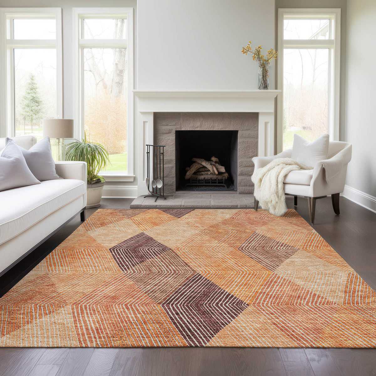 addison chantille acn962 orange rug