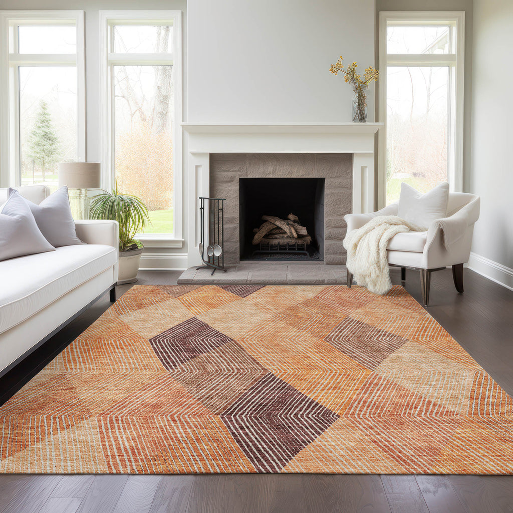 addison chantille acn962 orange rug