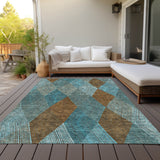 addison chantille acn962 teal rug