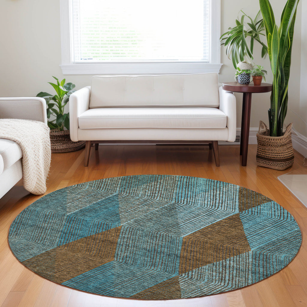 addison chantille acn962 teal rug