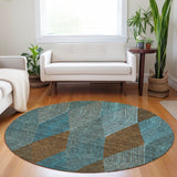 addison chantille acn962 teal rug
