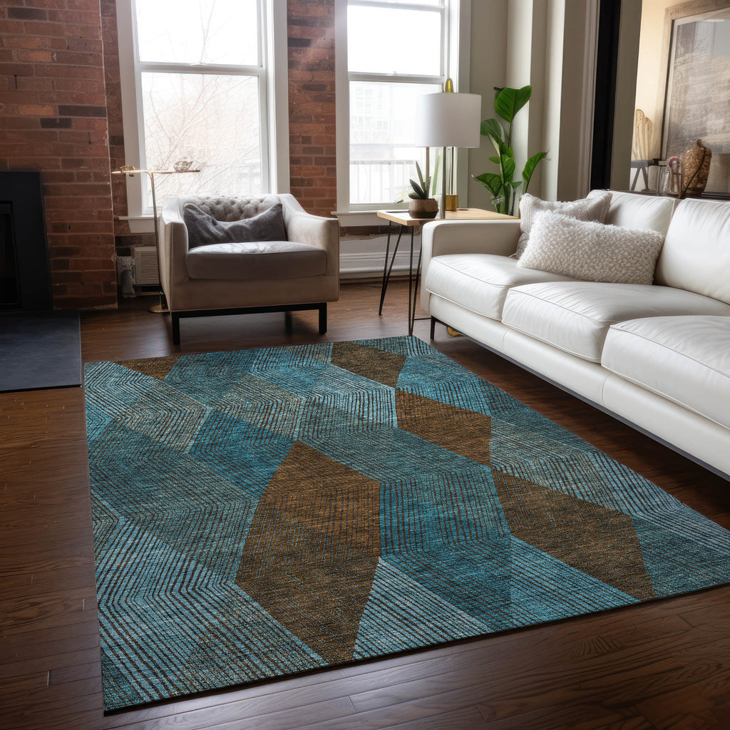 addison chantille acn962 teal rug