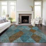 addison chantille acn962 teal rug