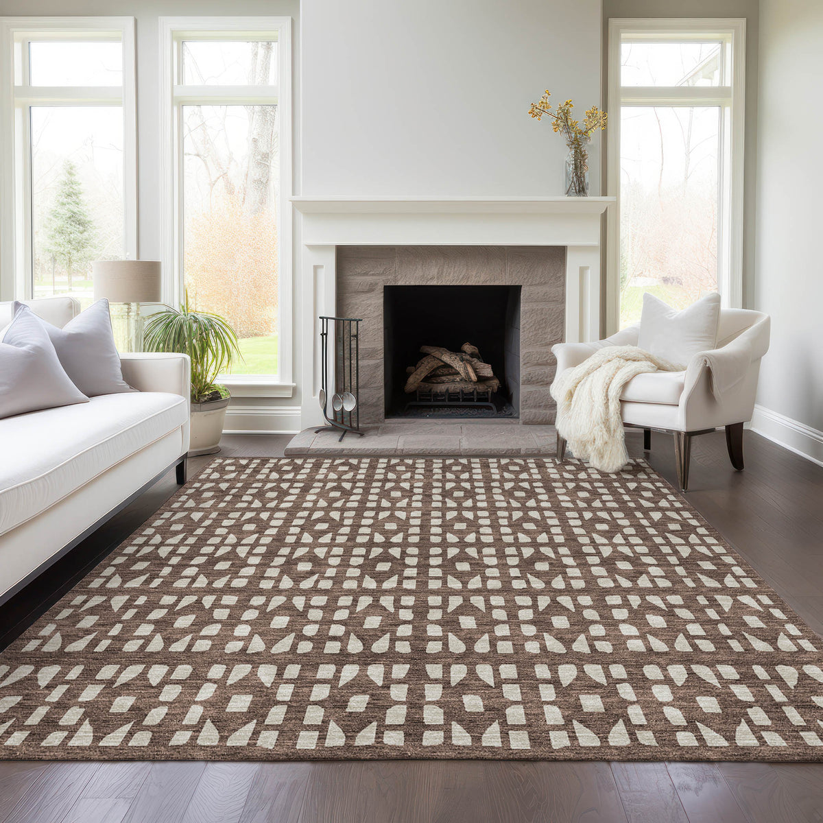 addison chantille acn963 brown rug
