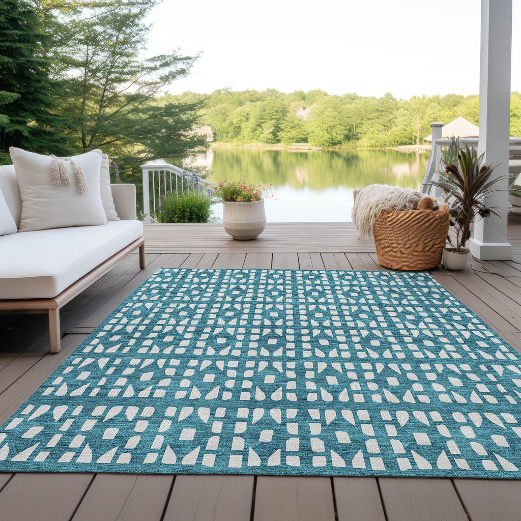 addison chantille acn963 teal rug