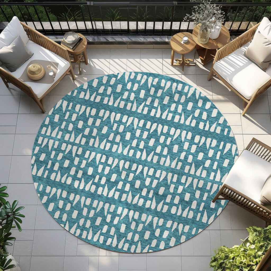 addison chantille acn963 teal rug