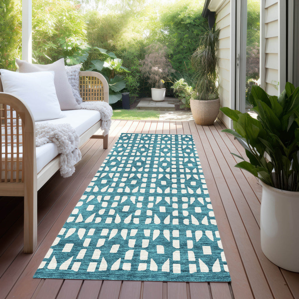 addison chantille acn963 teal rug