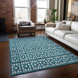 addison chantille acn963 teal rug
