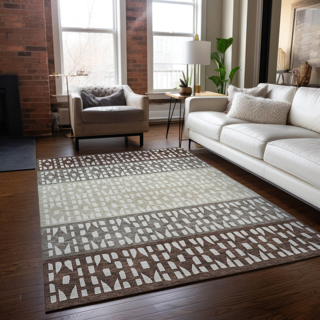 addison chantille acn964 chocolate rug
