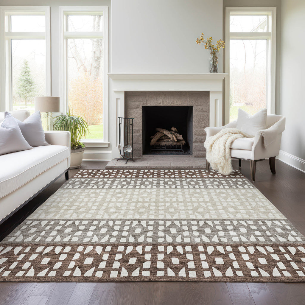addison chantille acn964 chocolate rug