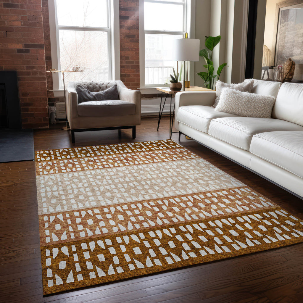 addison chantille acn964 paprika rug