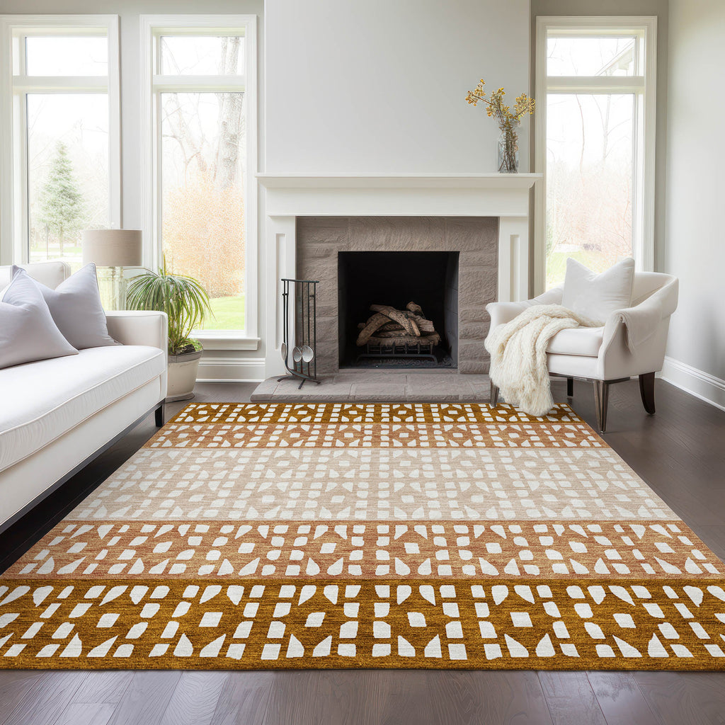 addison chantille acn964 paprika rug