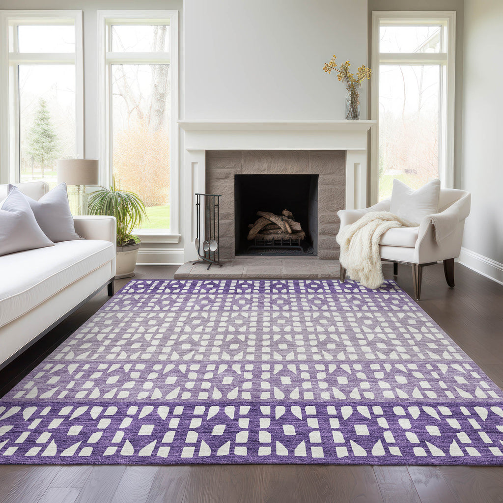 addison chantille acn964 purple rug