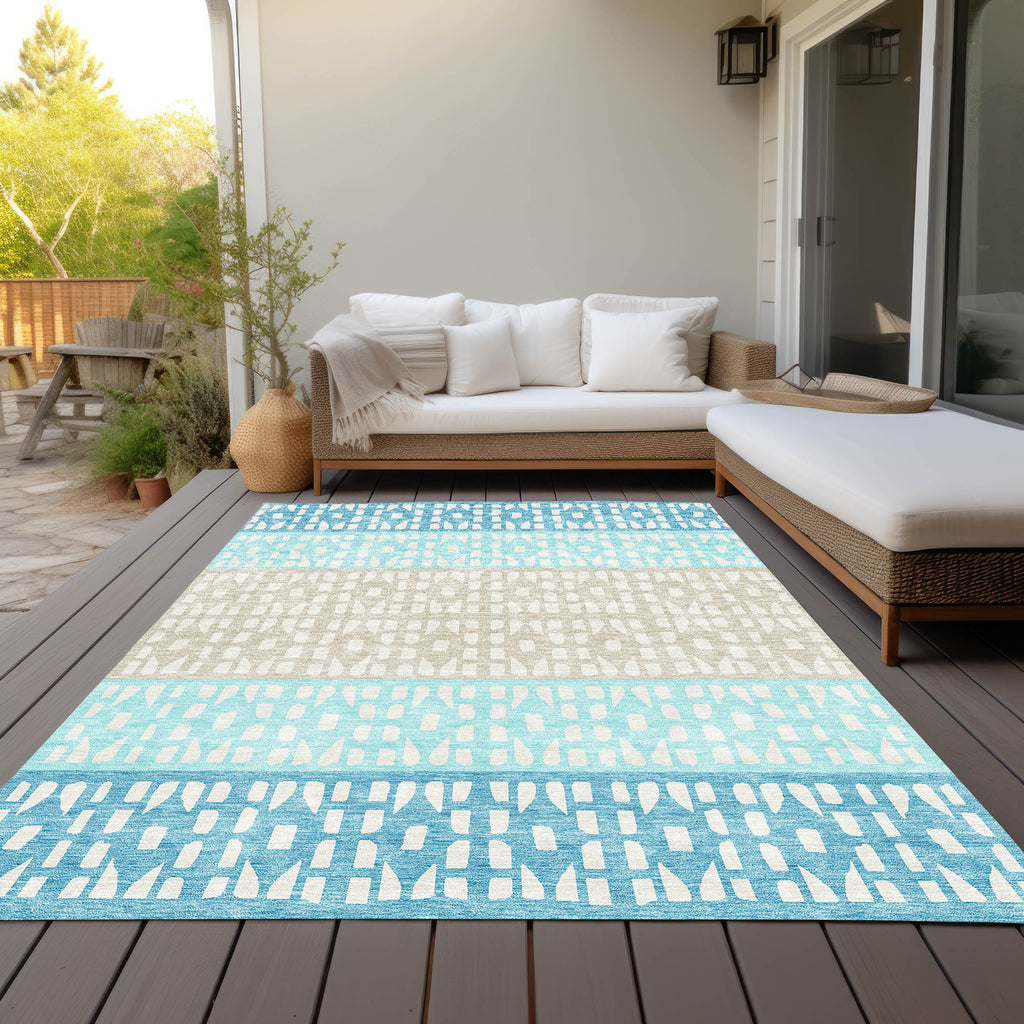 addison chantille acn964 teal rug