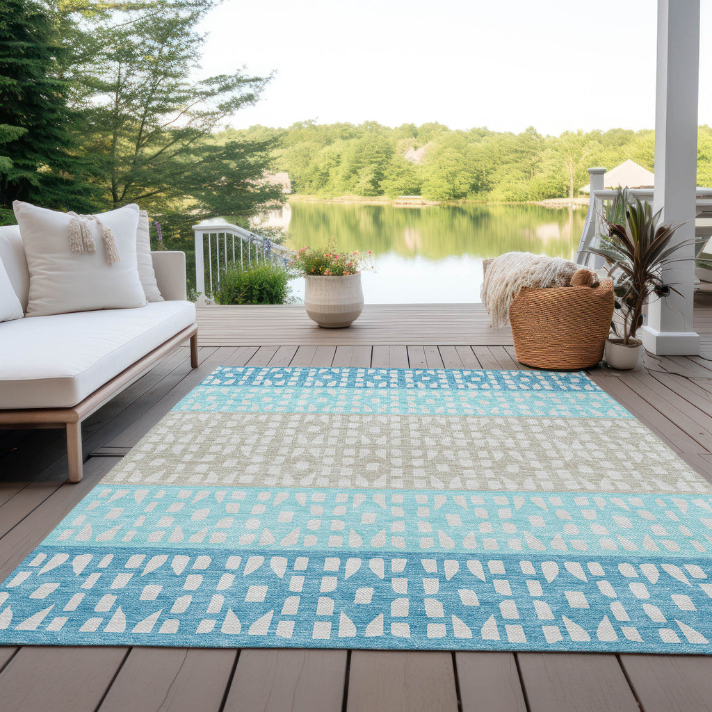 addison chantille acn964 teal rug