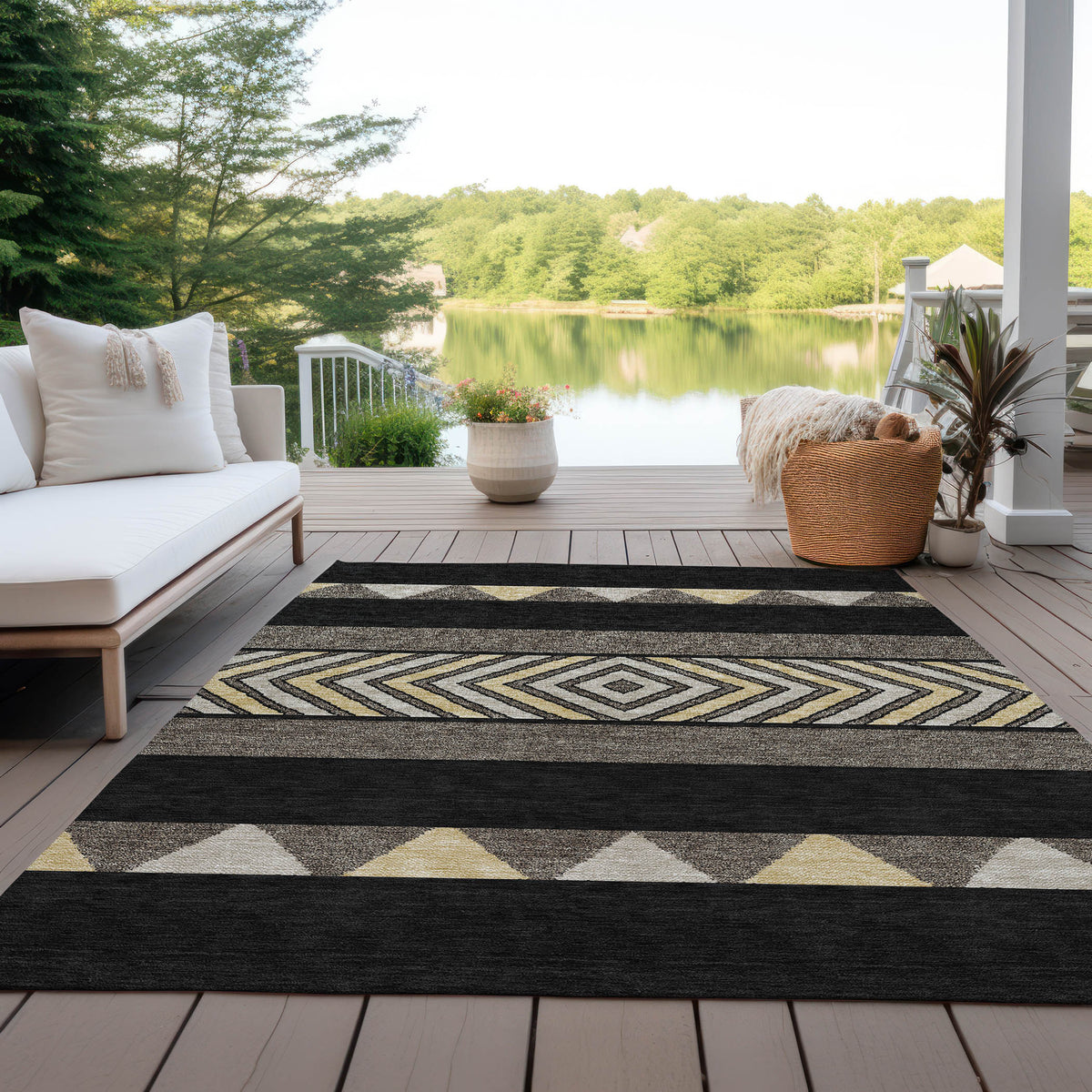 addison chantille acn965 black rug