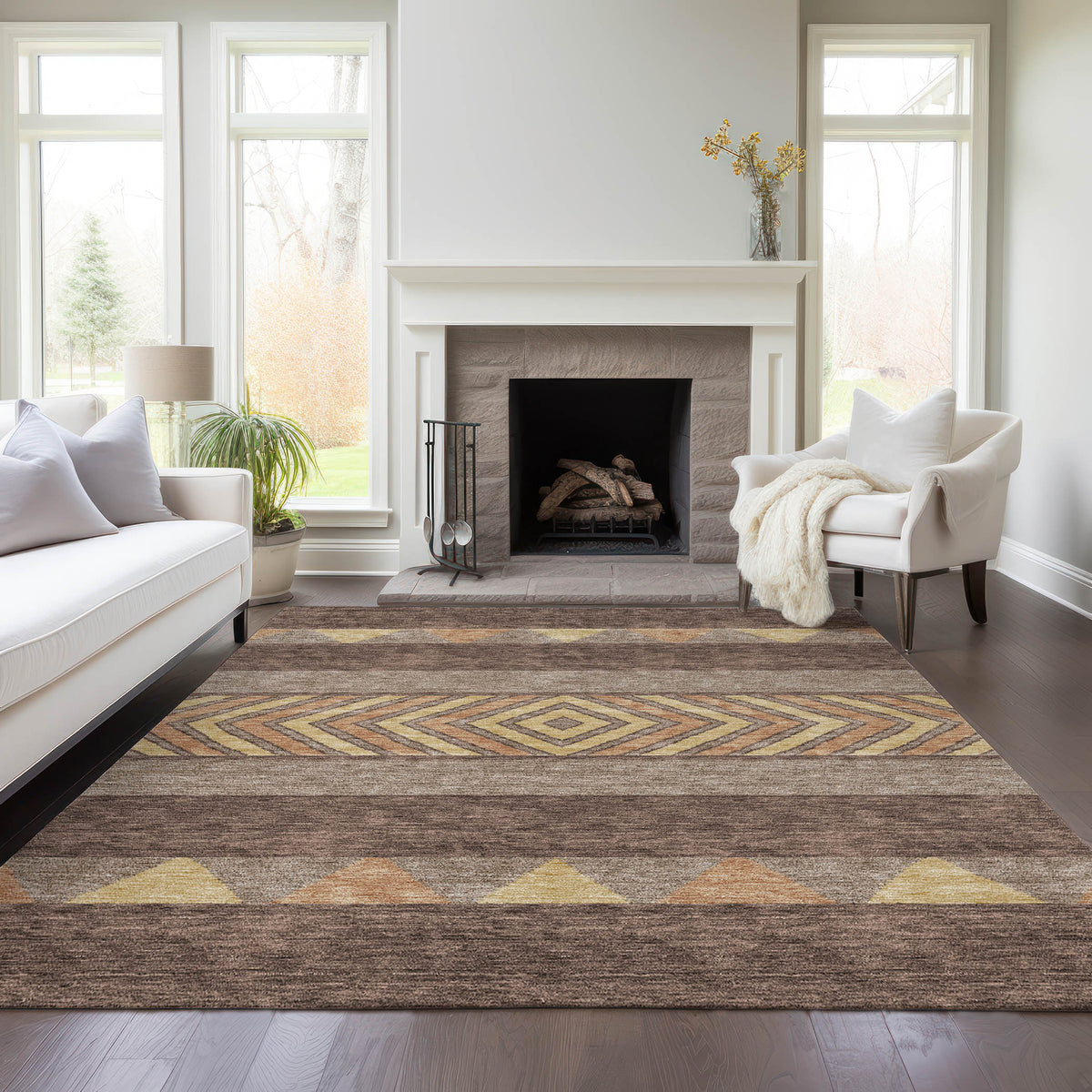 addison chantille acn965 brown rug