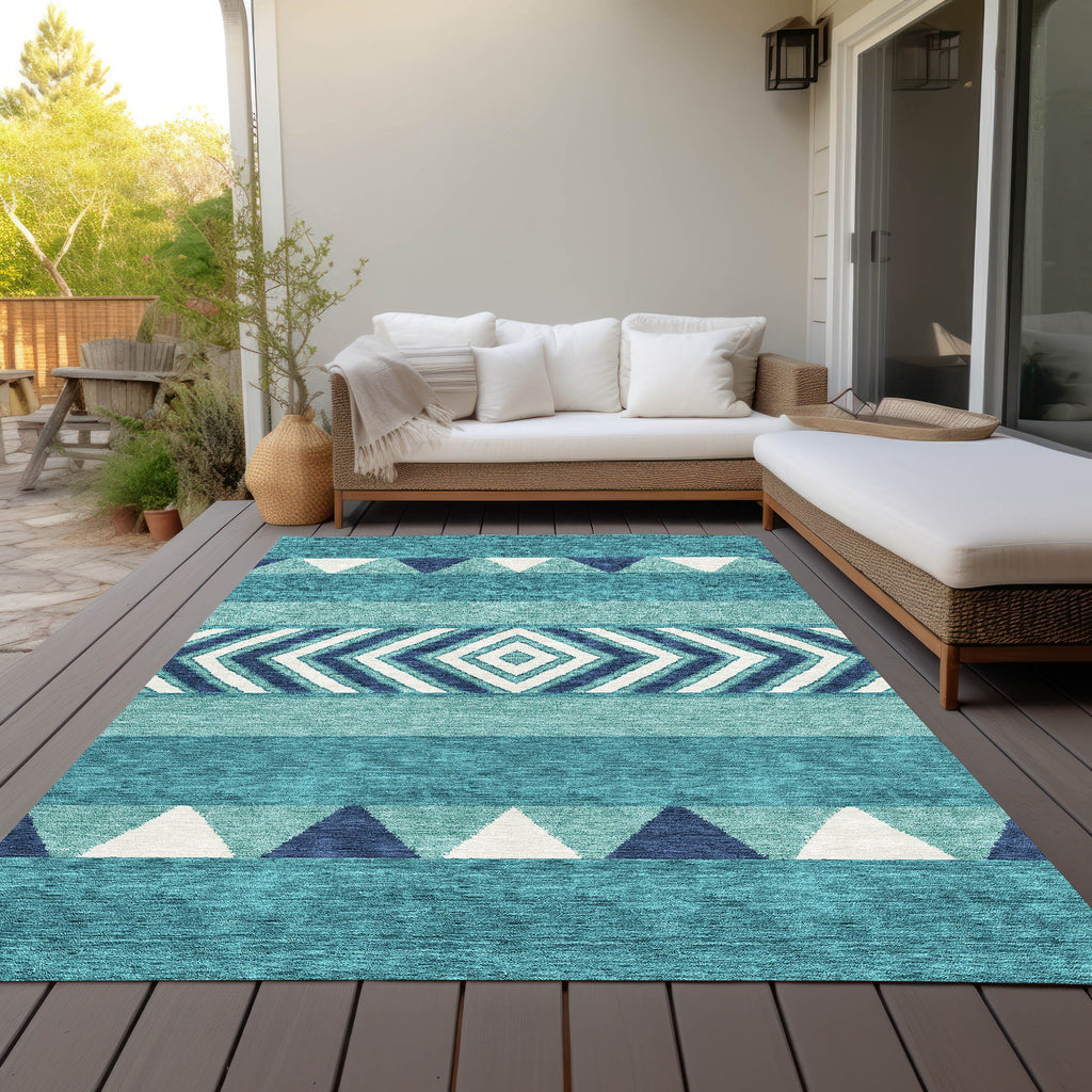 addison chantille acn965 teal rug