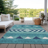 addison chantille acn965 teal rug