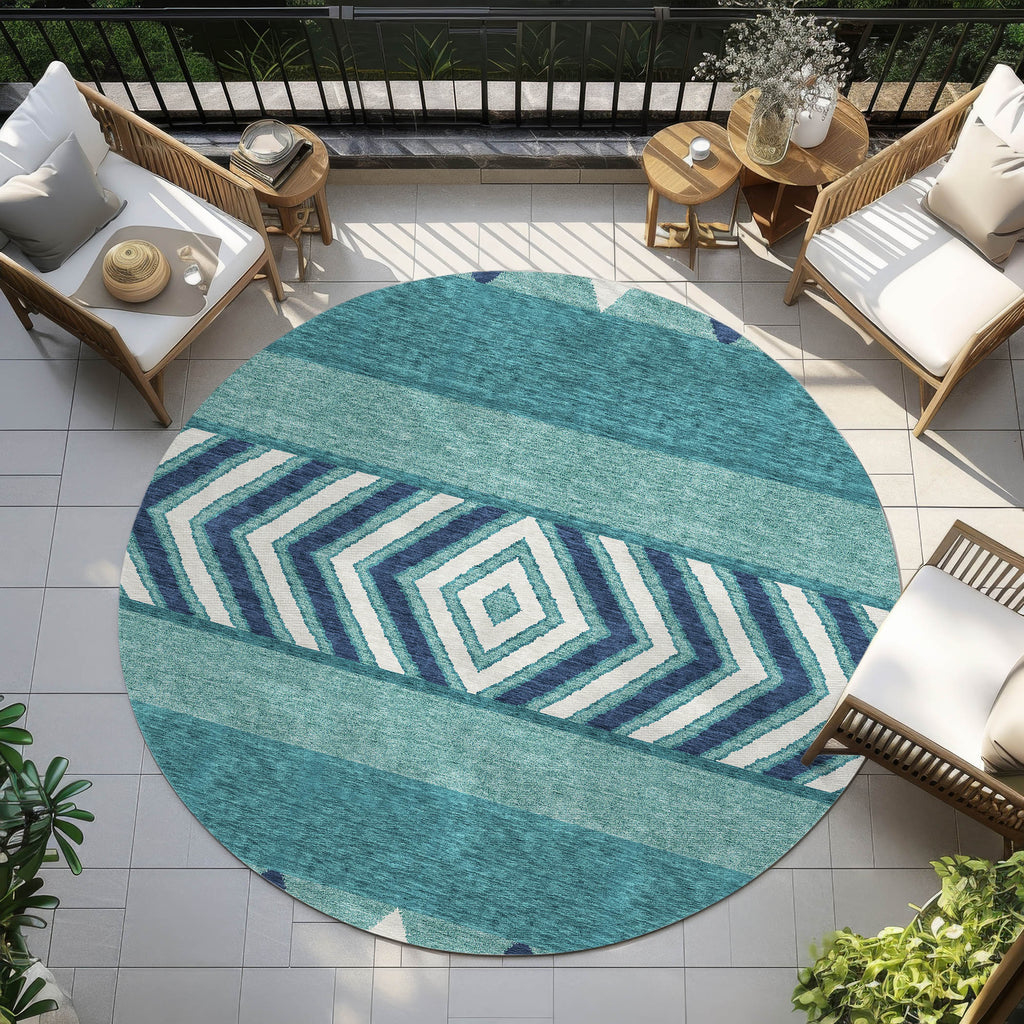 addison chantille acn965 teal rug