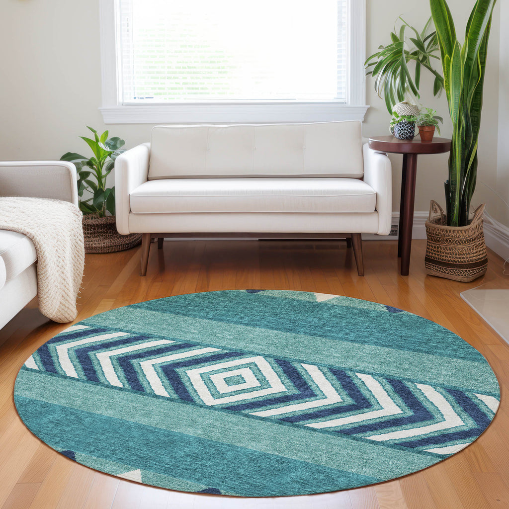 addison chantille acn965 teal rug