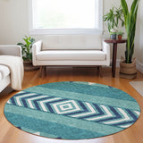 addison chantille acn965 teal rug