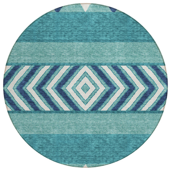 addison chantille acn965 teal rug