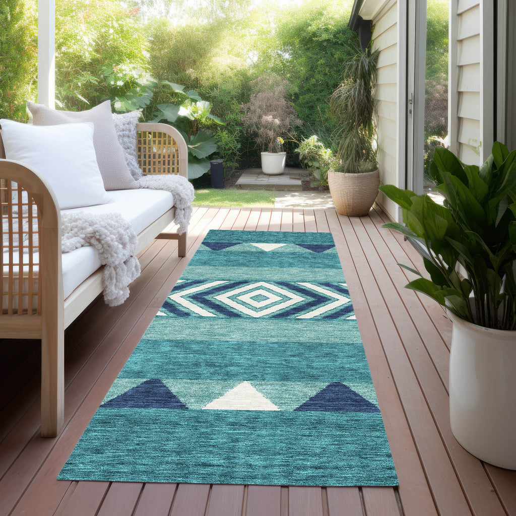 addison chantille acn965 teal rug