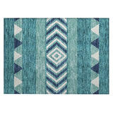 addison chantille acn965 teal rug