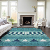 addison chantille acn965 teal rug