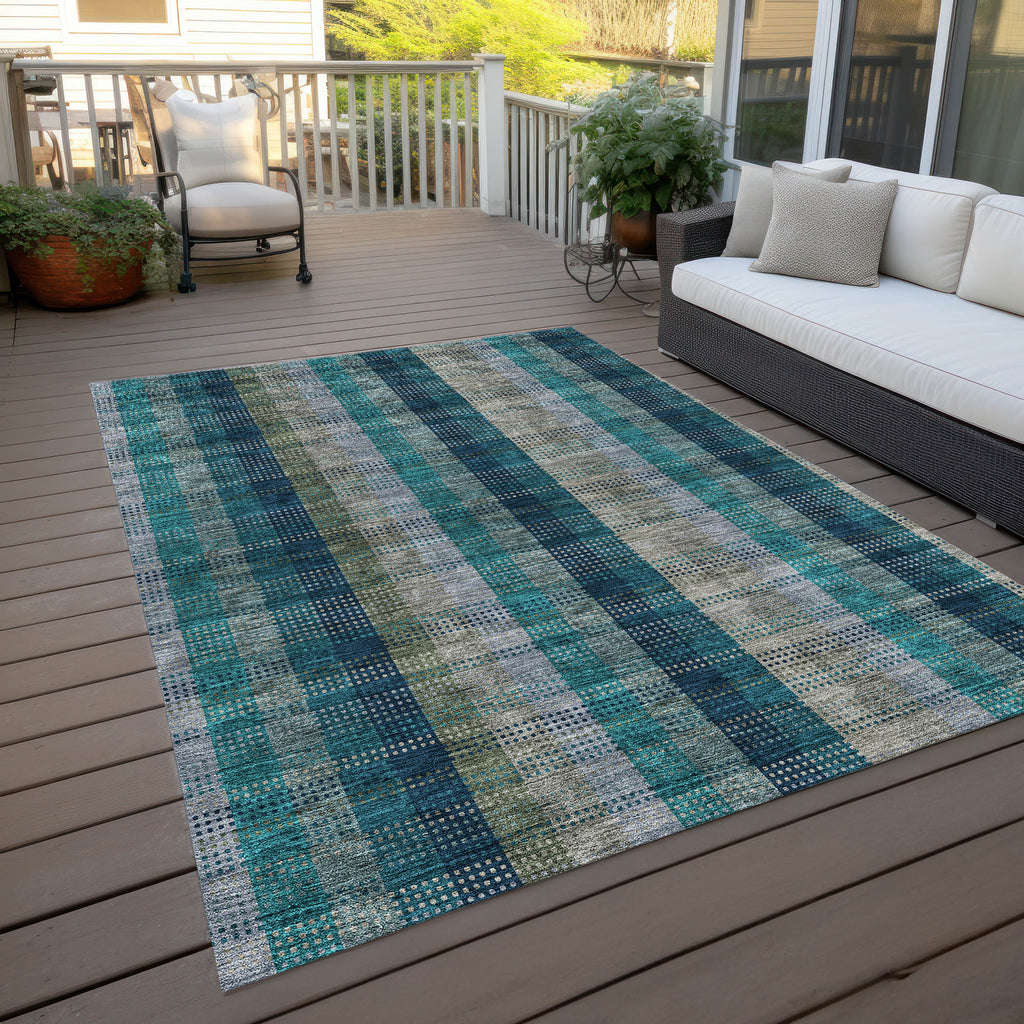 addison chantille acn966 teal rug