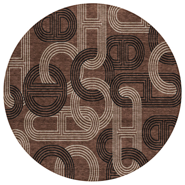 addison chantille acn967 chocolate rug