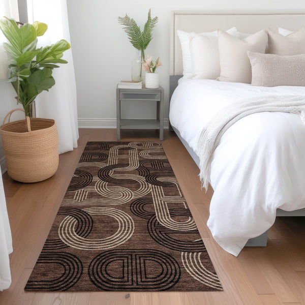 addison chantille acn967 chocolate rug