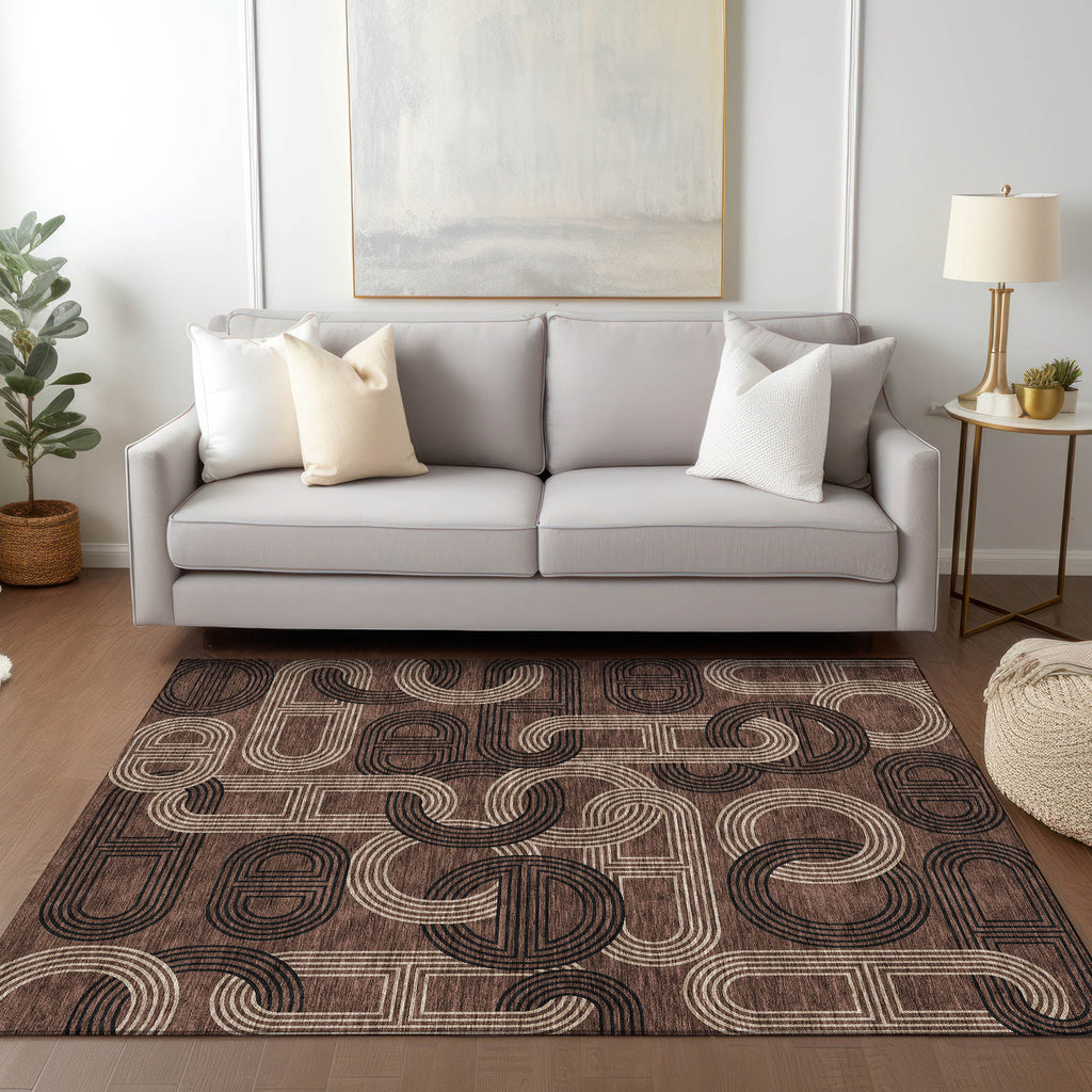 addison chantille acn967 chocolate rug