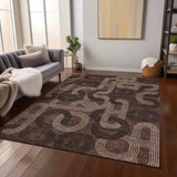 addison chantille acn967 chocolate rug