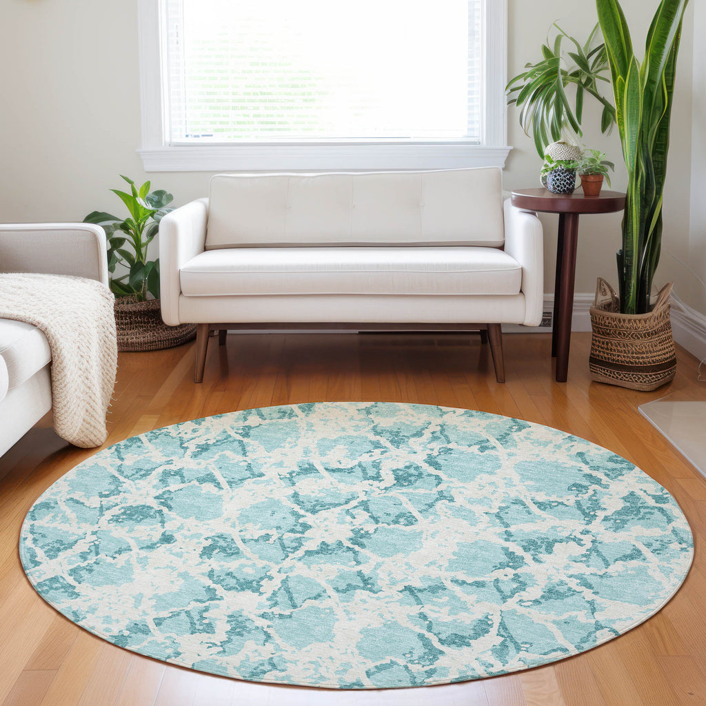 addison chantille acn969 teal rug