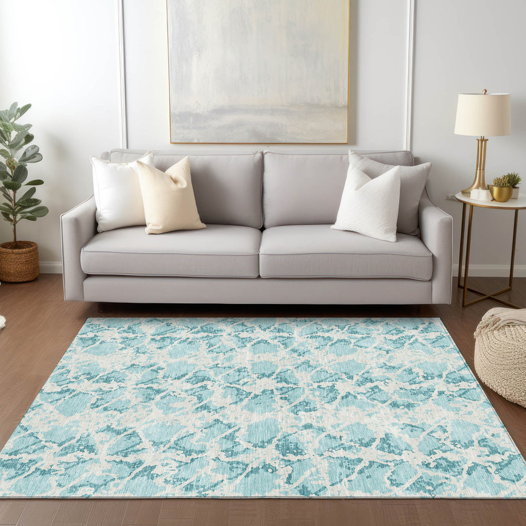 addison chantille acn969 teal rug