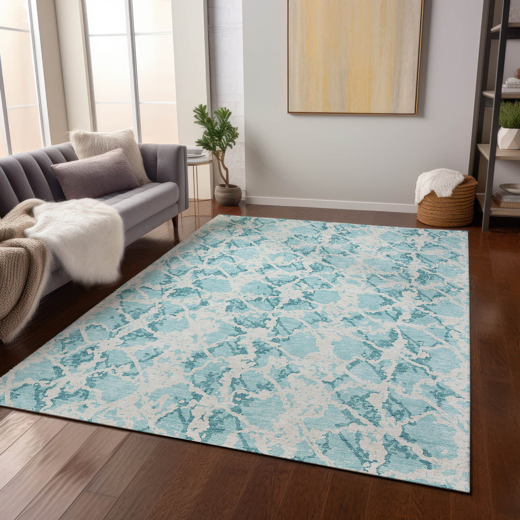 addison chantille acn969 teal rug
