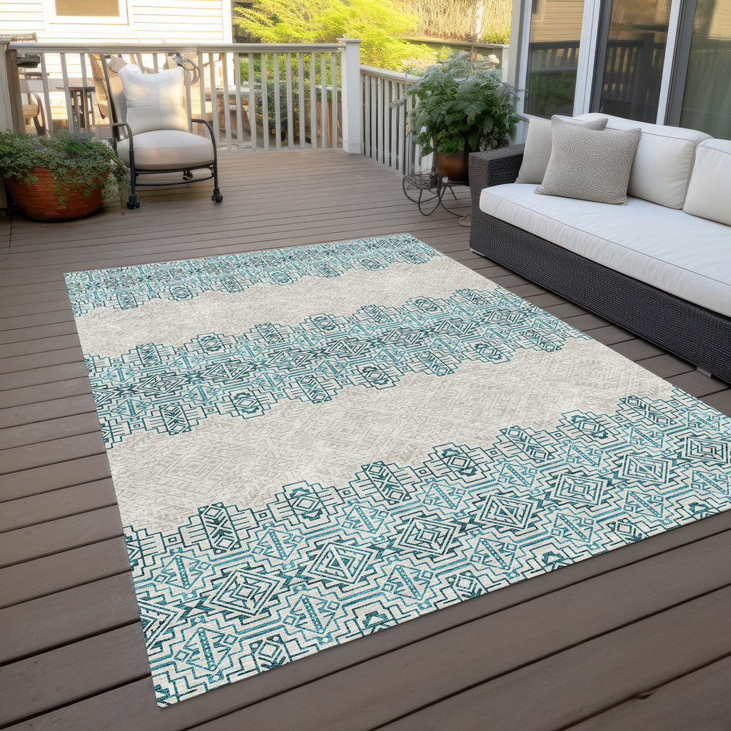 addison chantille acn970 teal rug