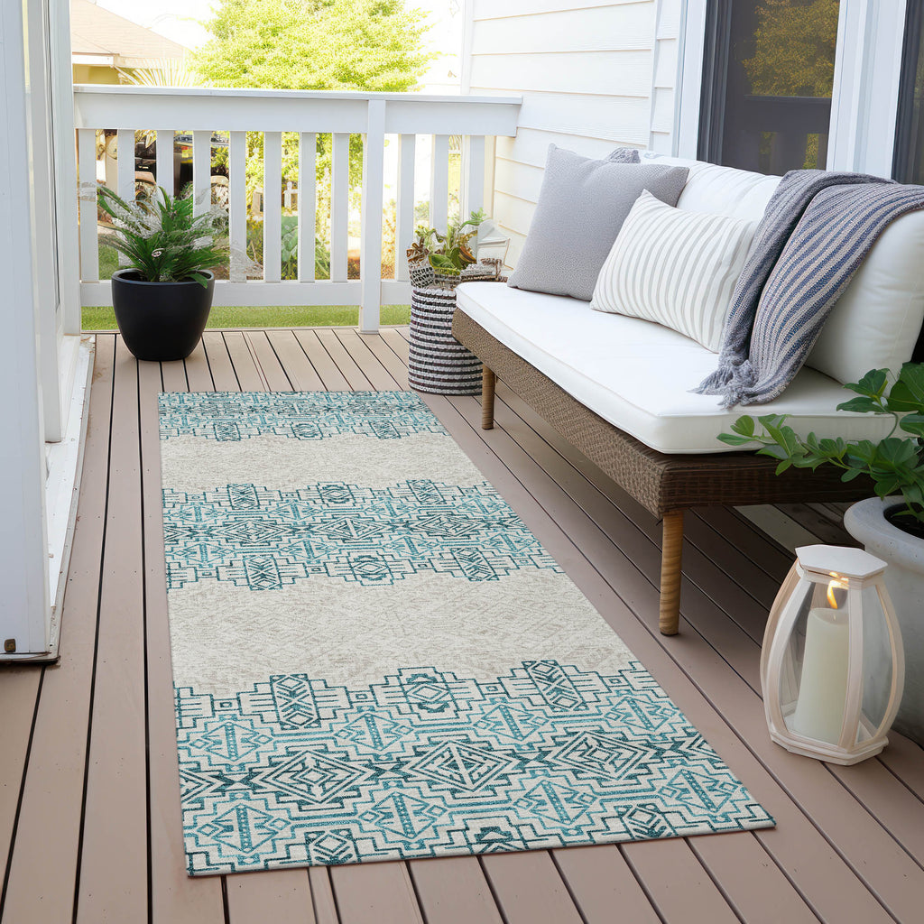 addison chantille acn970 teal rug